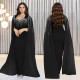 Hot Drill Fashion Long Sleeve Evening Dress BY-7305