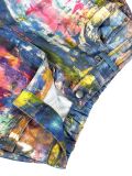 Fashion Print Loose Wide Leg Jeans ZSD-0709