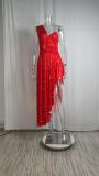 Plus Size Loose Irregular Maxi Dress GMAN-24492