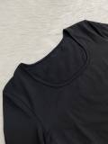 Short Sleeve Square Neck Mini Dress LSD-2431