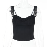 Solid Color Sleeveless Sling Vest FL-JY25069PFO