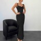 Sleeveless Backless Bow Maxi Dress GWSD-D1994382