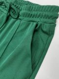 Solid Color Square Neck Top And Wide Leg Pants Suit SFY-730