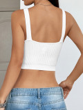 Solid Color Sleeveless Tank Tops GZYU-XK0427