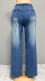 Casual Loose Wide Leg Denim Jeans GMYT-8128