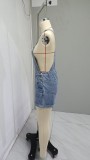 Loose Multi-pockets Denim Romper GMYT-18606