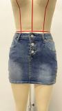 Summer Denim Mini Skirt GMYT-13687