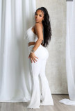 Halterneck Hollow Out Sling Jumpsuit QODY-6064