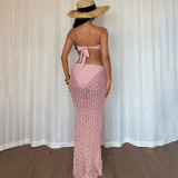 Sexy Lace Wrap Chest Two Piece Skirts Set XEF-K25S70537