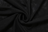 Deep V Stacked Neck Sexy Long Skirt 3 Piece Set GSLF-K25S69717