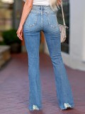 Fashion Washed Tight Pencil Jeans GXJF-23902