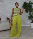 Solid Color Loose Casual Pants OLYF-6189