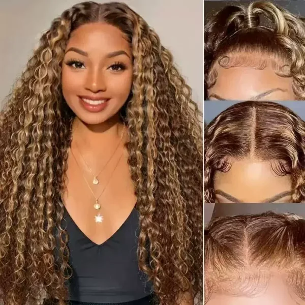 Small Curly Tube Wrap Exploding Head Long Curly Hair YWHX-M1447