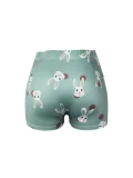 Patterned Printed Tight Yoga Shorts SHD-9898