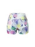 Patterned Printed Tight Yoga Shorts SHD-9898