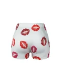 Patterned Printed Tight Yoga Shorts SHD-9898