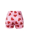 Patterned Printed Tight Yoga Shorts SHD-9898