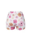 Patterned Printed Tight Yoga Shorts SHD-9898