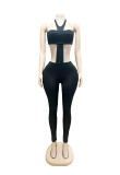 Tight Halterneck Wrap Chest Pants 2 Piece Set GFCF-1384