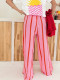 Stripe Print Loose Casual Pants YWXS-K25L758
