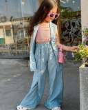 Kids Girl Blazer Vest Pants Casual Suit GYAY-8137