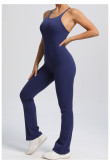 Adjustable Straps Backless Yoga Jumpsuit GQSA-53202