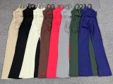 Adjustable Straps Backless Yoga Jumpsuit GQSA-53202