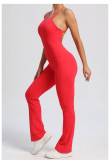 Adjustable Straps Backless Yoga Jumpsuit GQSA-53202