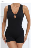 Sleeveless Solid Color Yoga Sport Romper GQSA-42016