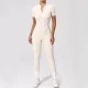 Short Sleeve Zipper Yoga Sport Jumpsuit GQSA-25500