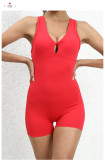 Sleeveless Solid Color Yoga Sport Romper GQSA-42016