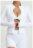 Long Sleeve Zipper Sport Coat GQSA-7521