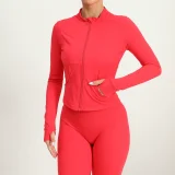 Long Sleeve Zipper Sport Coat GQSA-7521