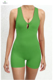 Sleeveless Solid Color Yoga Sport Romper GQSA-42016