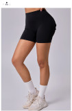 Long Sleeve V Neck Pleated Two Piece Pants Set GQSA-10109