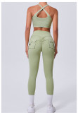 Hollow Out Tight Solid Sport Tank Tops GQSA-59520