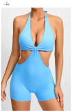 Sexy Halterneck Hollow Out Romper GQSA-VC12