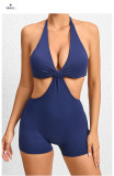 Sexy Halterneck Hollow Out Romper GQSA-VC12