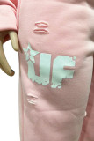 Sport Hooded Sweatshirt Two Piece Pants Set GFCF-1398