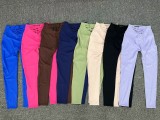 Solid Color Hollow Out Yoga Pants GQSA-42281