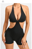 Sexy Halterneck Hollow Out Romper GQSA-VC12