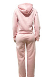 Sport Hooded Sweatshirt Two Piece Pants Set GFCF-1398
