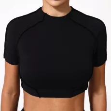 Sport Yoga Short Sleeve Tops GQSA-4510