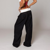 Fashion Loose Solid Color Jeans LSD-2555