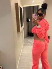 Solid Color Plush Long Sleeve Pants Suit GBGF-258302