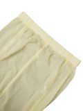 Solid Color Mesh Two Piece Skirt Set AIL-332