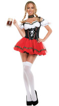 Color Block Short Sleeve Mini Dress GMMD-8032