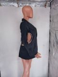 Backless Long Sleeve Blazer Coats FYWF-YW0638