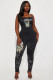 VIP1 Print Sport Sling Jumpsuit GQIY-DF09108