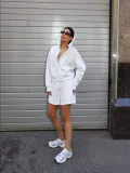 Long Sleeve Hoodies Sweatshirt Short Casual Suit GLXF-C5604